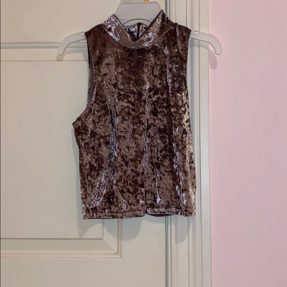 Velvet top